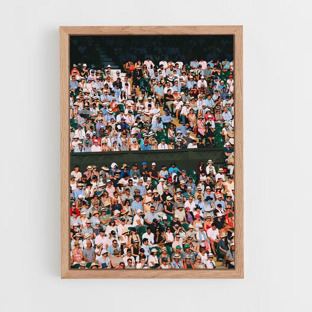Poster La Foule de Wimbledon – affiche Tennis (vue 4)